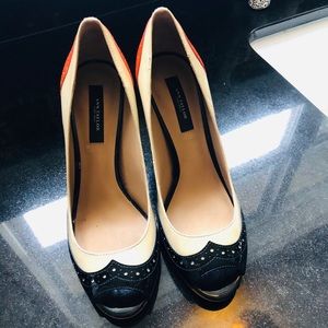 Ann Taylor peep toe spectator